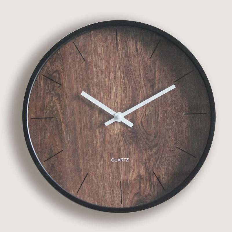 

Creative Retro Vintage Wall Clock Antique Design Minimalist Luxury Bedroom Wall Clock Silent Reloj De Pared Home Decor BD50WC