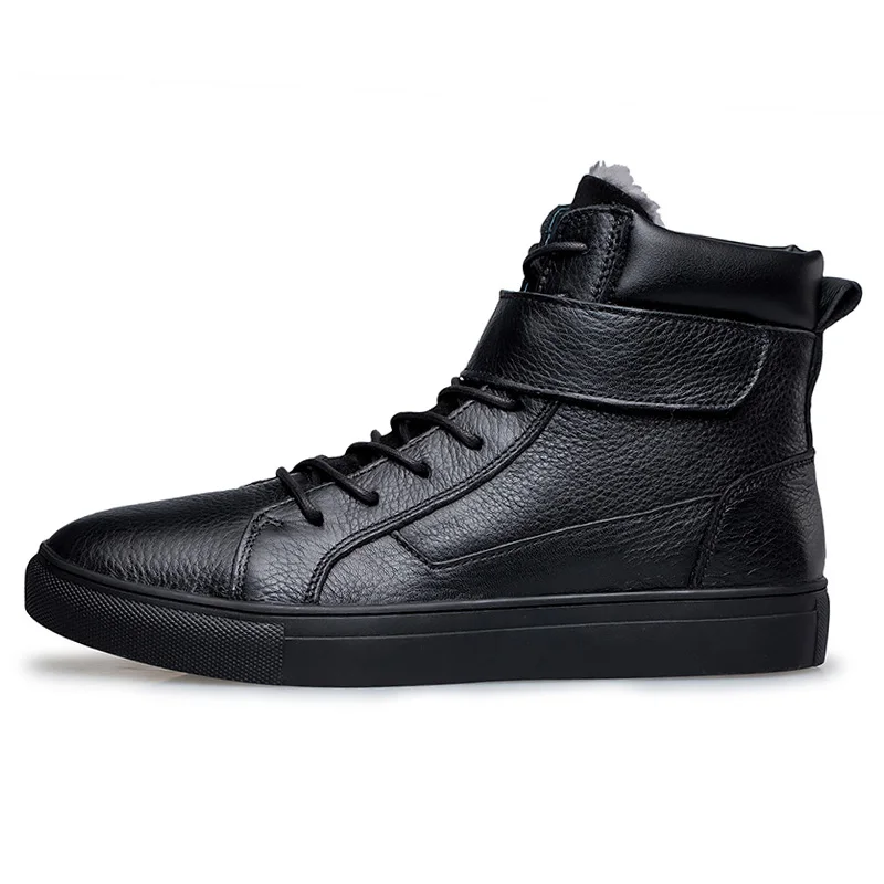 Abnkarwin/зимние мужские кожаные ботинки; Botines botas hombre; мужские ботинки; Buty Zimowe Botte Homme Stivali Uomo; водонепроницаемые ботильоны; 48