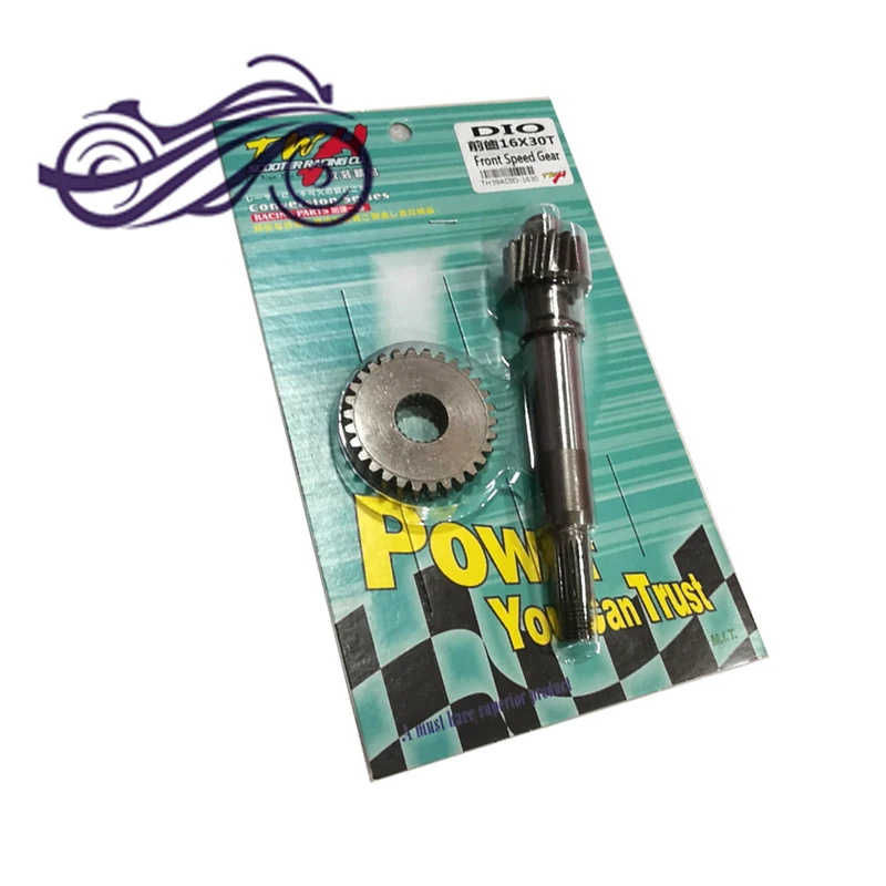 

Комплект передач для гонок, передняя скорость 15x38T 16x30T для скутера Honda DIO ZX 50 AF18 AF28 AF34 AF35