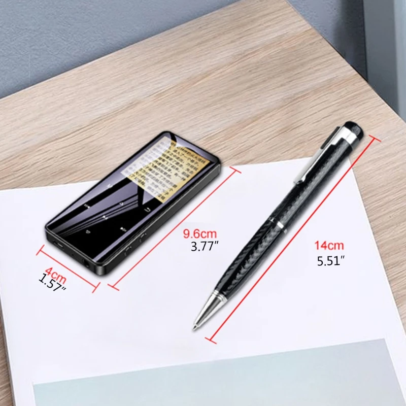 

K92F FM Radio Earphone Portable HiFi Lossless Sound MP3 Mini Bluetooth Music Player Voice Recorder E-Book 1.8 Inch Screen