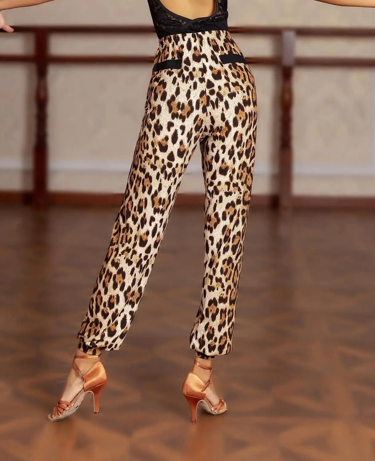 G4034 латинский Современный бальный танец Профессиональный затягивающийся манжет