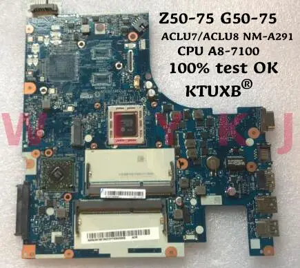 Материнская плата ACLU7 / ACLU8 NM A291 для ноутбука Lenovo Z50 75 G50 материнская с процессором