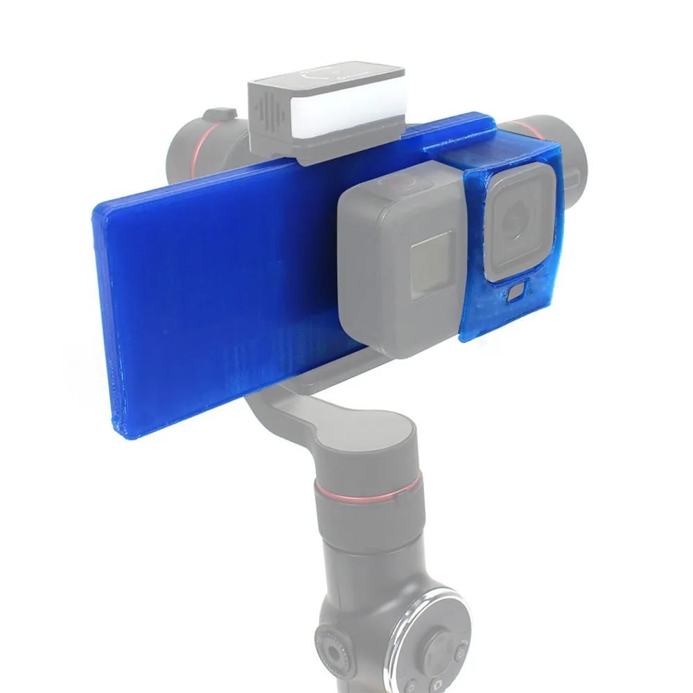 

For GoPro 8 Handheld Stabilizer Adapter TPU 3D Printed Gimbal Mount Plate Conversion for GoPro 8 Action Camera Accessories