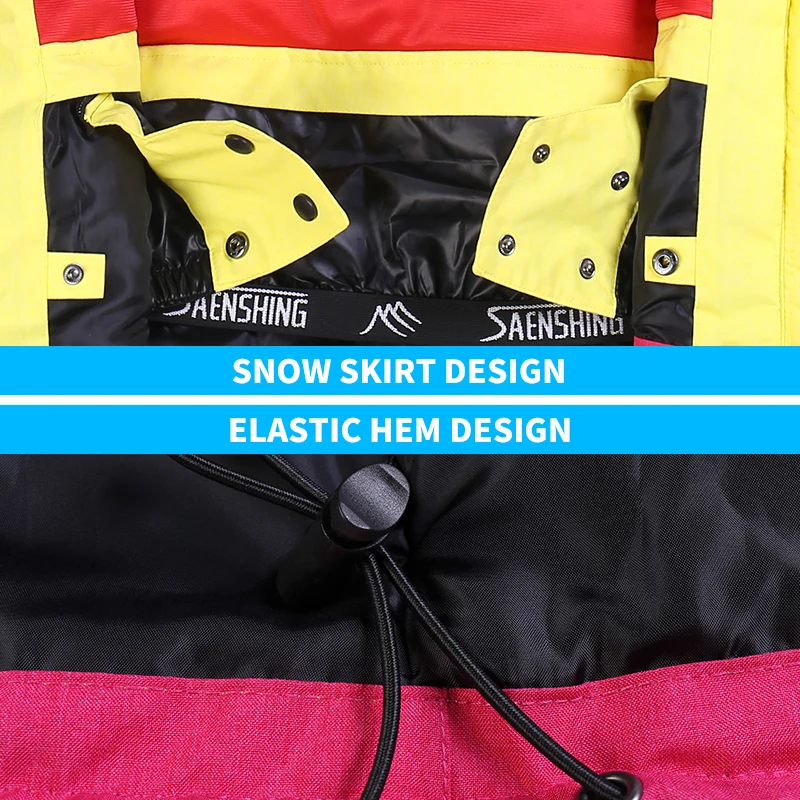 SAENSHING Женская водонепроницаемая лыжная куртка спортивная одежда для сноуборда
