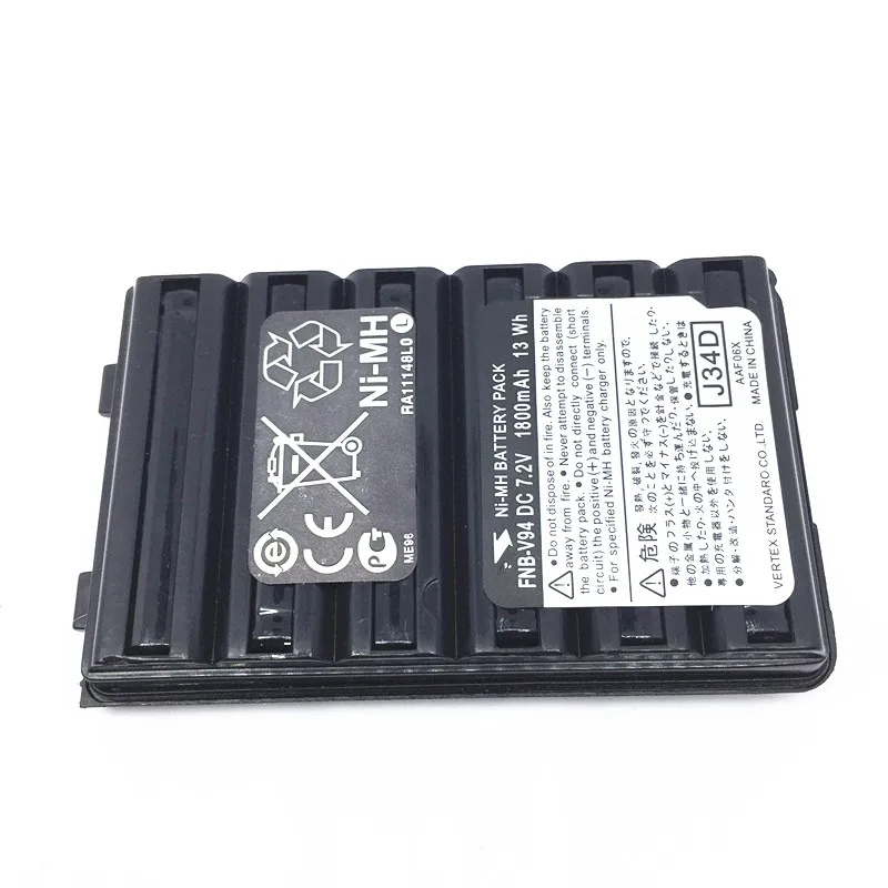 Аккумулятор FNB-V94/V83 1800 мА для YAESU/VERTEX VX168/VX160/418/FT-60R/FT270R | Мобильные телефоны и