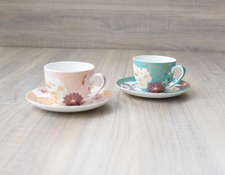 

Bone China Coffee Cup European High Quality Creative Simple Espresso Cups Luxury Porcelain Cup Afternoon Tea Cups Gift DA60BYD