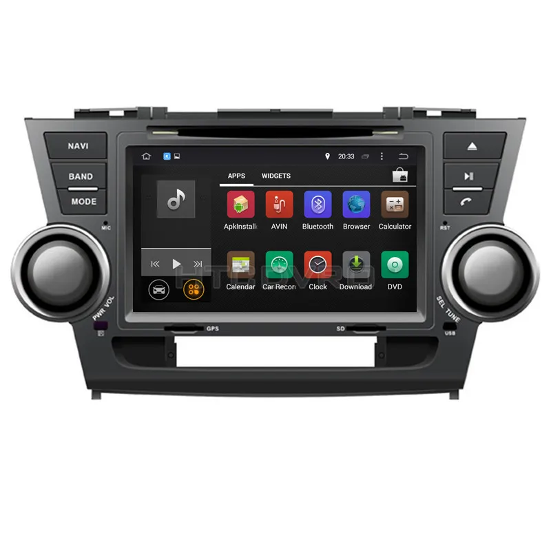 YMODVHT 8 дюймов 4G Восьмиядерный Android 9 0 7 1 автомобильный dvd-плеер для Toyota Highlander 2008-GPS