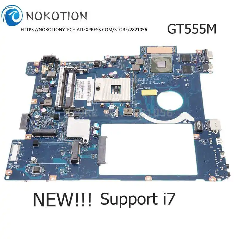 NOKOTION новый бренд PIQY1 LA 6882P для Lenovo IdeaPad Y570 Материнская плата ноутбука 2 адаптера