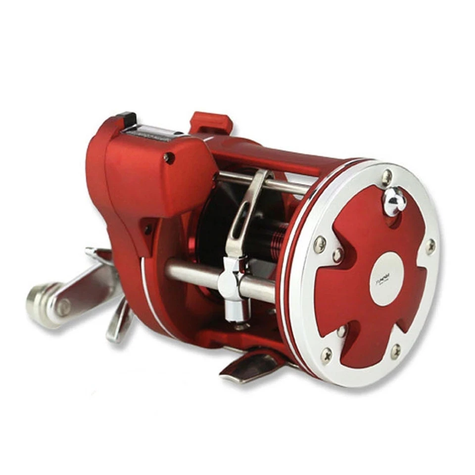 

High Speed Ice Fishing Reel 2 colors 30/50D 3.8:1/5.2:1 Electric Depth Counting Left /Right Hand Multiplier Body Cast Drum Wheel