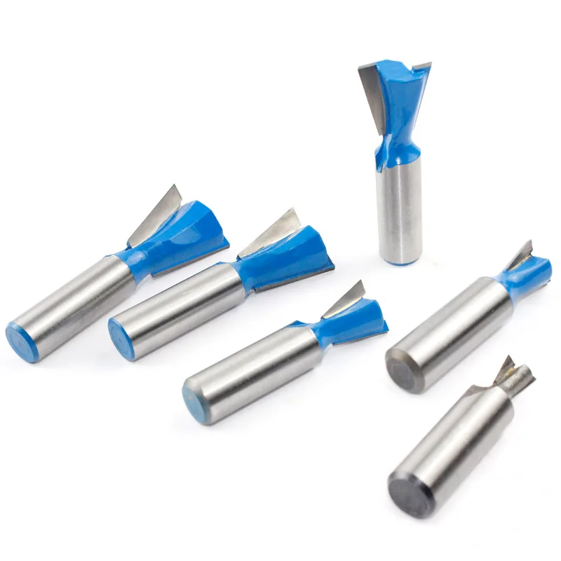 Набор сверл для гравировки по дереву 6 шт. 12 мм хвостовик 1/2 ласточкин хвост набор