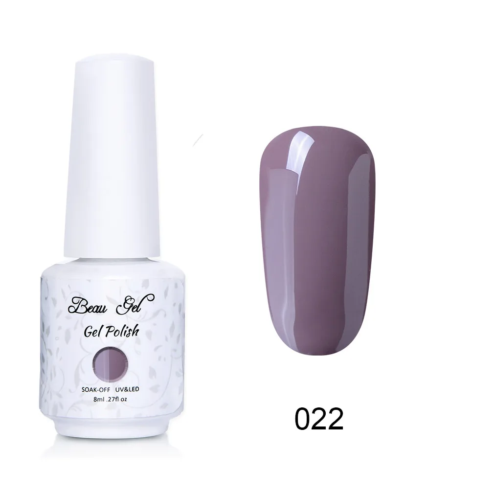 NU022 Beau гель 8 мл флуоресцентный неоновый Гель-лак для ногтей Vernis полуперманентный УФ-Гель-лак впитывающий Гель-лак для ногтей - Цвет: NU022