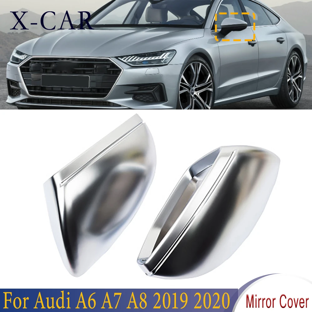 

1 пара, накладки на зеркала заднего вида для Audi A6 A7 A8 2019 2020
