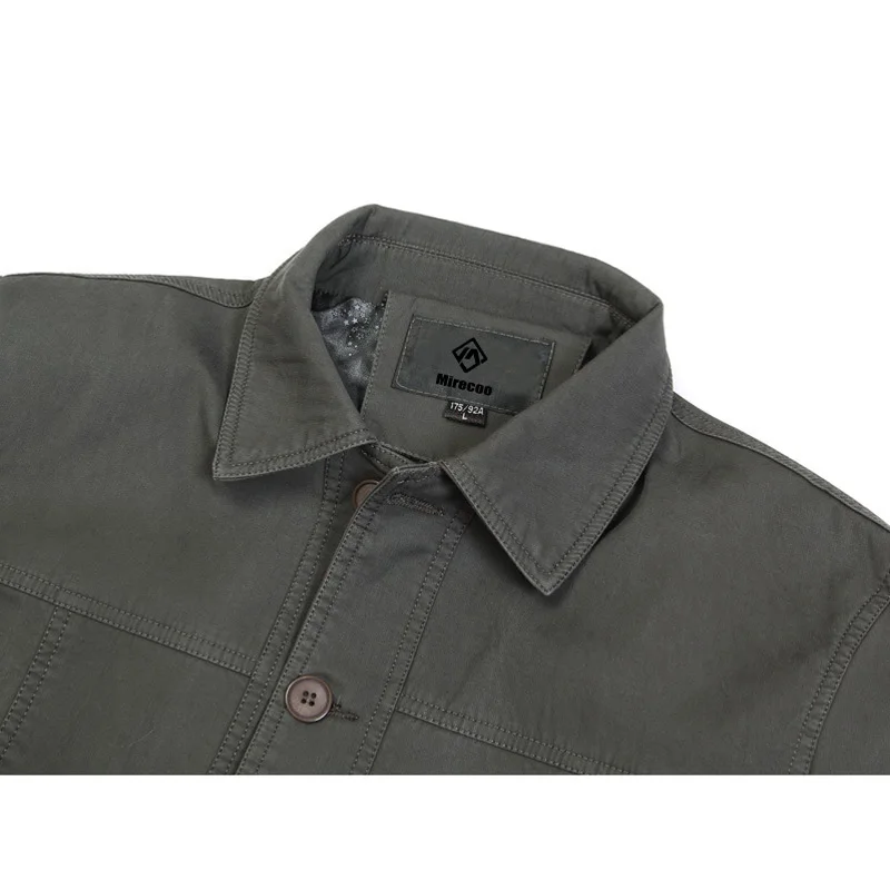 Mirecoo/мужские ветровки куртки одноцветные с воротником стойкой мужская куртка 2019