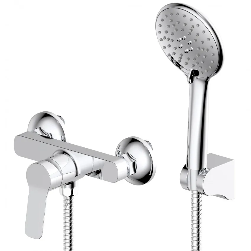 

Душевой кран с смесителем monomando Rhio Chrome GME