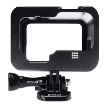 Hot PULUZ Metal Border Cage For Gopro HERO9 Black Frame Mount Protective Case Shell Cover & Buckle Basic Adapter