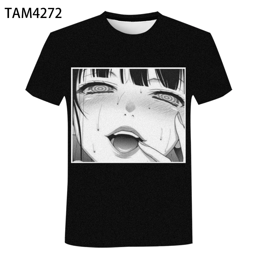 Креативная Мода among us Ahegao1 крутая Мужская и женская одежда свободная футболка в