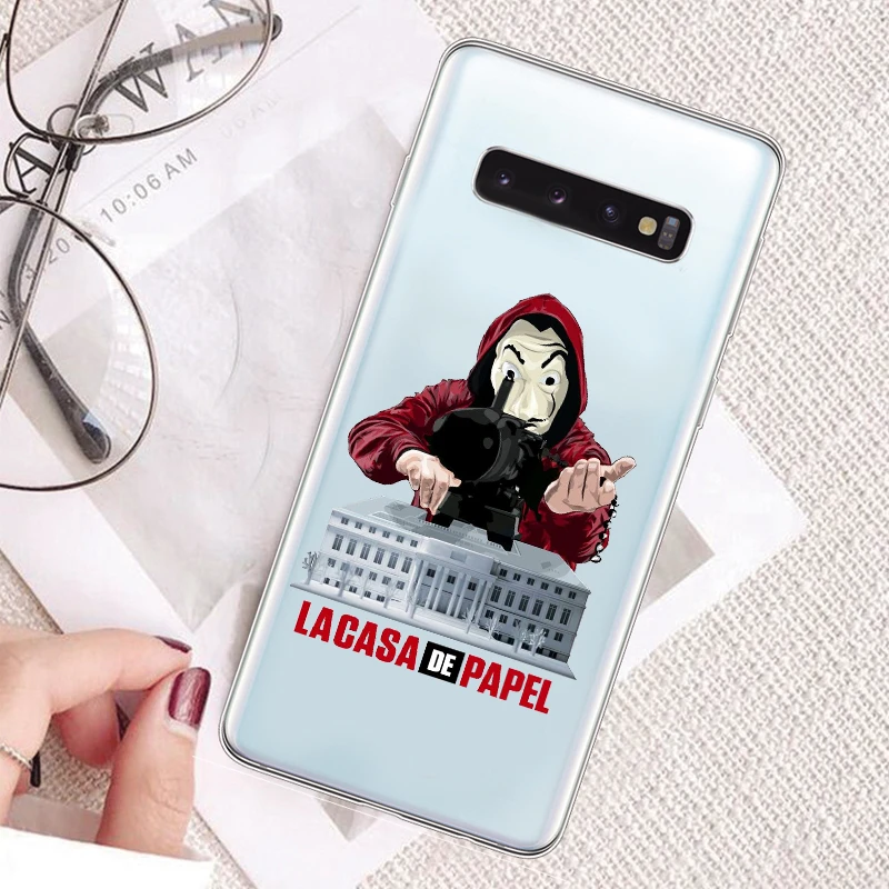 

La Casa De Papel Money Heist Phone Case Cover Shell For SamsunS7 S8 S9 S10PIUS NOTE8 9 10PIUS J5 J7 2016 S7EDGE