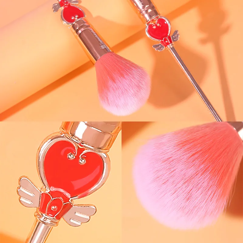 Brilliant Starlight Beautiful Makeup Gift Box Matte Eyeshadow Change color Lipstick Loose Powder Brush 3 in 1 Natural Cosmetics | Красота и