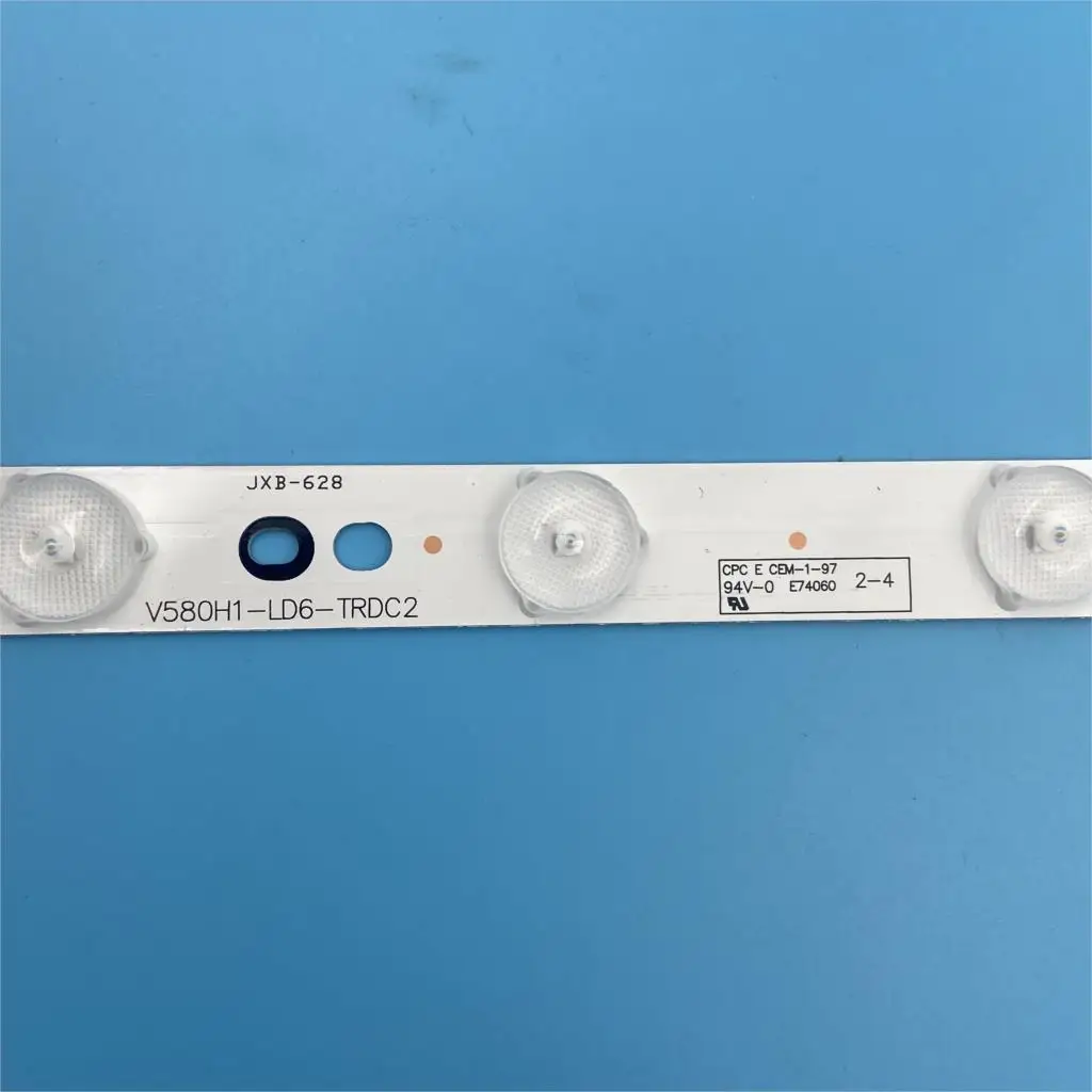 10piece/lot FOR Konka LED58R5500F Skyworth 58E560S LCD TV backlight strip V580H1-LD6-TRDC2/TLDC2 is (5PCS 11LED+ 5PCS 12LED)