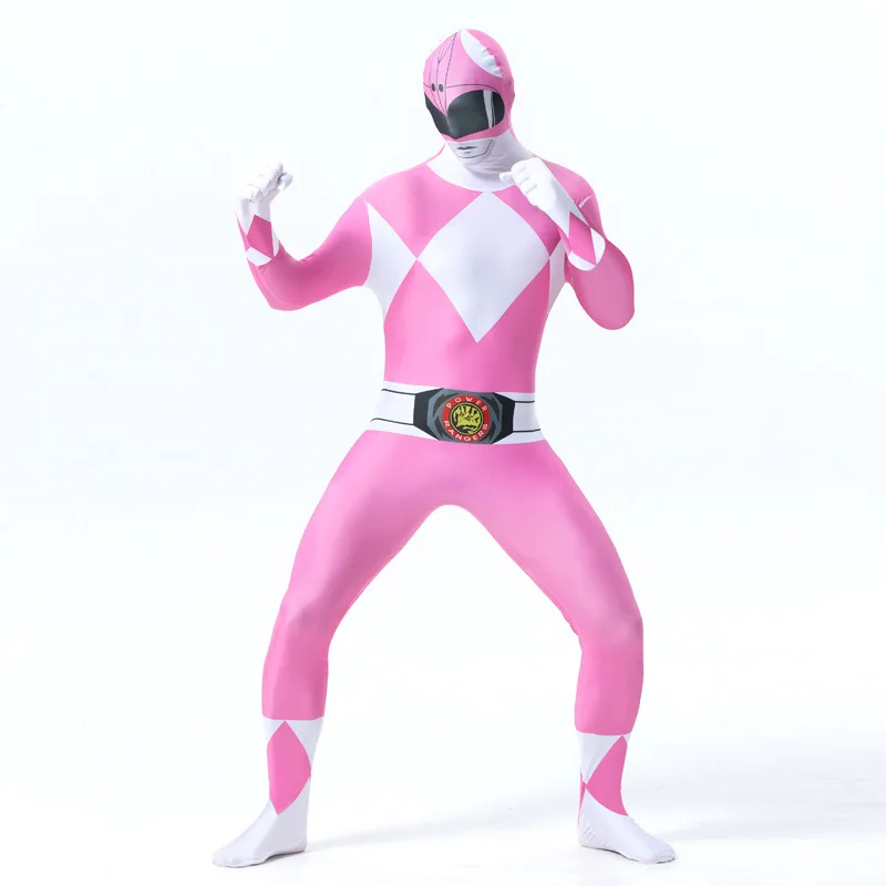 

Kids Adults Power Super Sentai Kyoryu Sentai Zyuranger Rangers Costumes mighty morphin ranger Dinosaurs Team Cosplay Suit