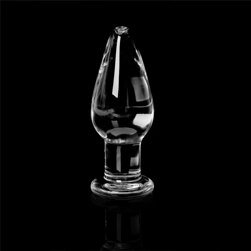 1 шт. стеклянный анальный вагинальный фаллоимитатор Анальная пробка бусины