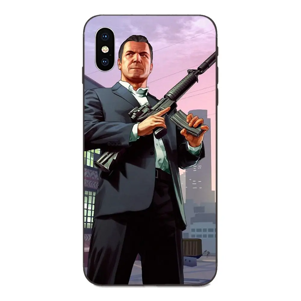 Soft Pattern Phone Retail Theft Auto Gta For Huawei nova 2 2S 3i 4 4e 5i Y3 Y5 II Y6 Y7 Y9 Lite Plus Prime Pro 2017 2018 2019 | Мобильные