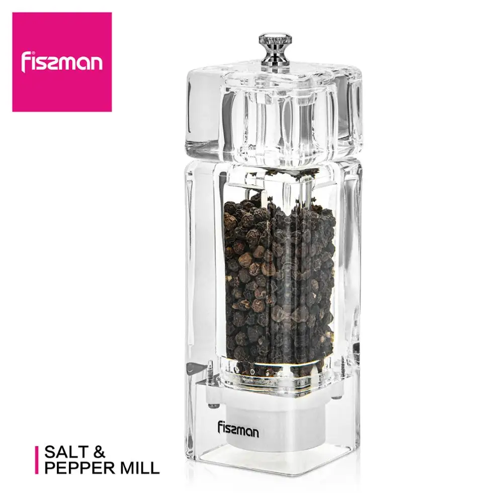 Квадратная акриловая мельница Fissman с сильной регулируемой Керамической