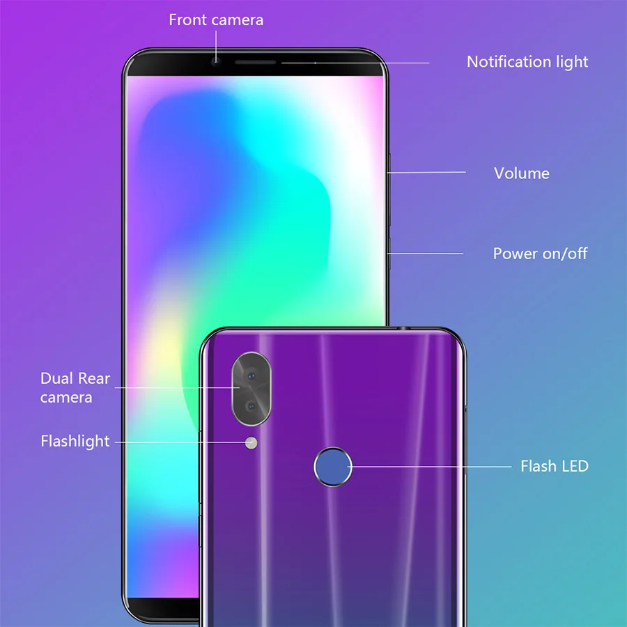 Чехол для Cubot X19 S 5 93 &quot4 Гб + 32 ГБ 2160*1080 FHD Helio P23 восьмиядерный смартфон Двойная