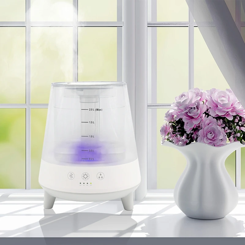 2L Air Humidifier Home Bluetooth Music Office Large-Capacity Three-In-One Ultrasonic Atomizer Aroma Diffuser | Бытовая техника