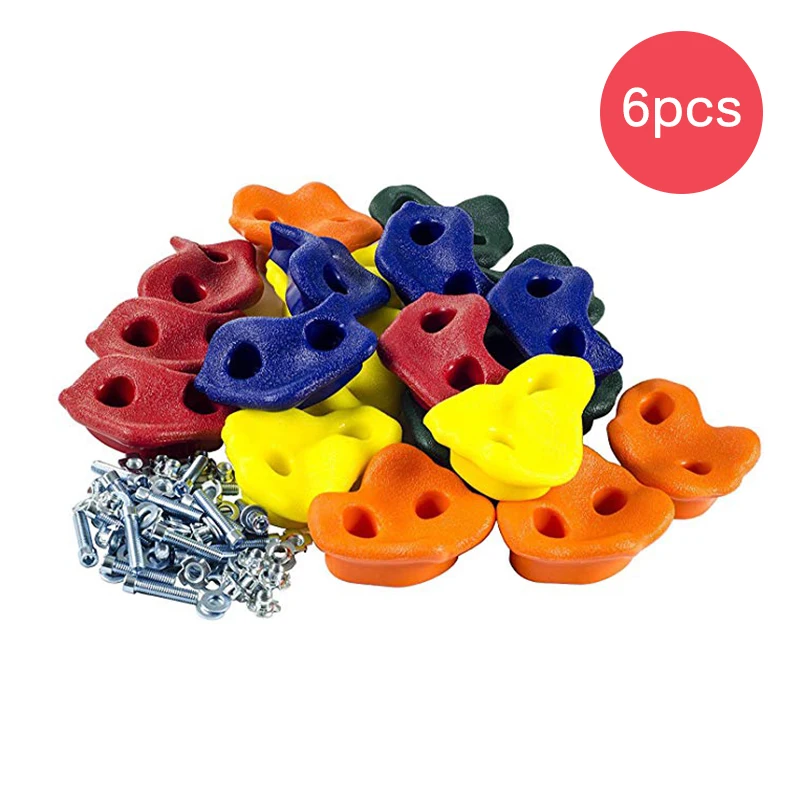 

6 шт лазалки детская скалолазная стена для лазания камней ручной средства ухода за кожей стоп держит сцепление оборудования Наборы детский ...