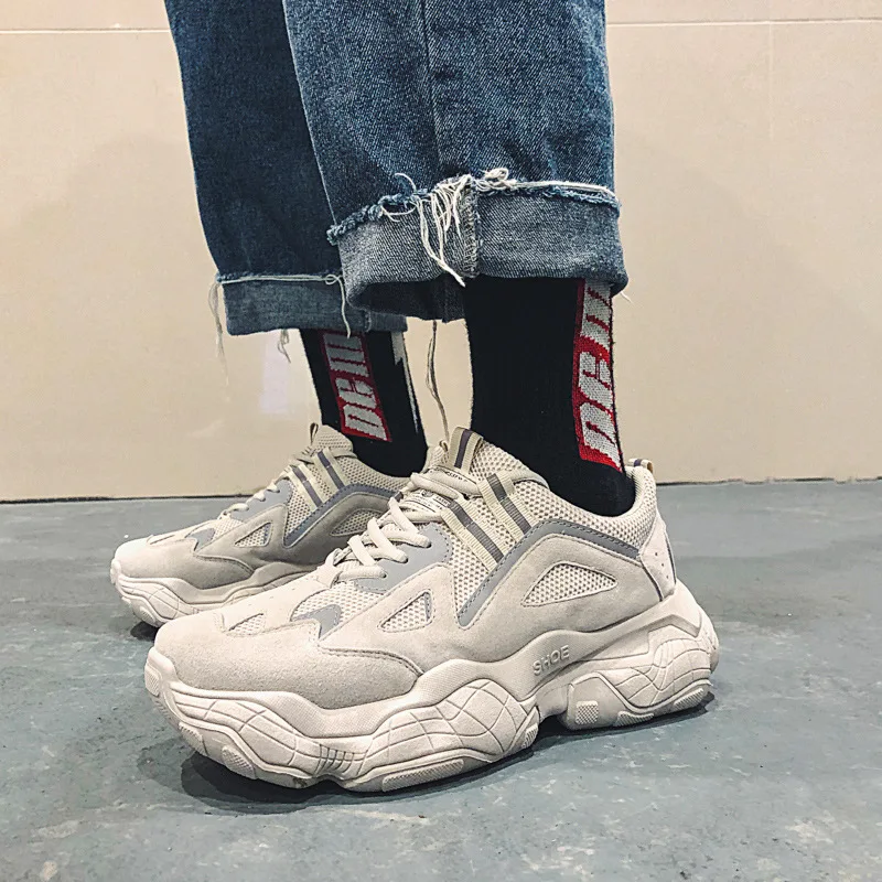 2020 autumn new men's shoes Korean version ins trend reflective sports male students casual wholesale sneakers |