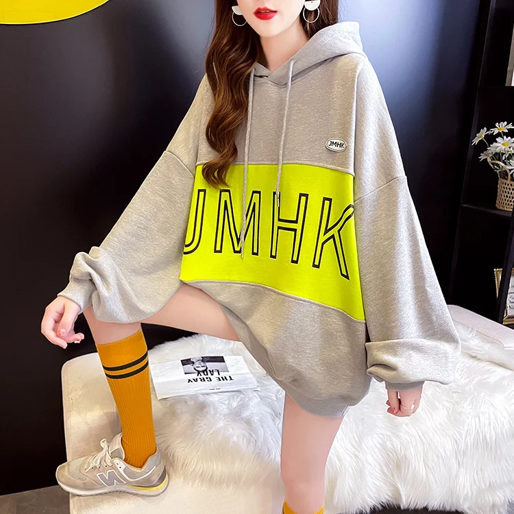 

Реальное фото осенней одежды, новинка, стильная женская одежда с капюшоном в стиле преппи