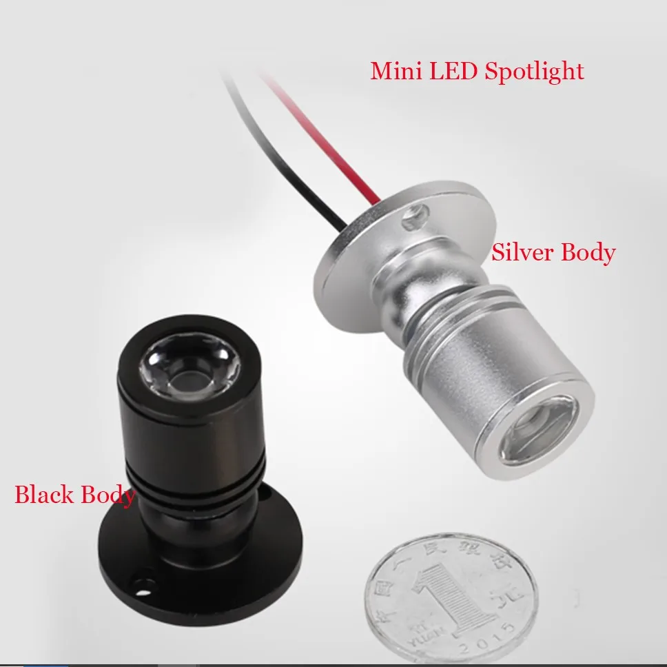 3 Вт 5 светодиодный встраиваемый мини Точечный светильник с регулируемой