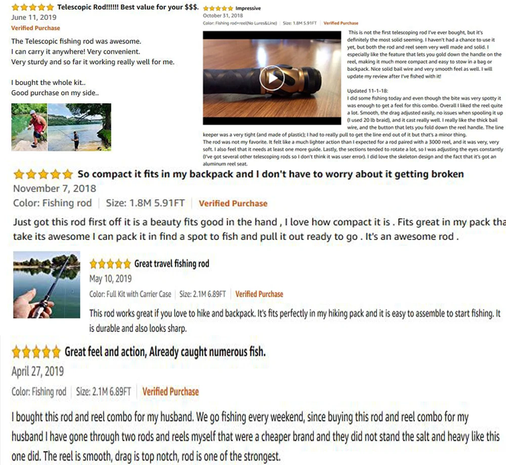 

1.8m-3.6m Telescopic Fishing Rod Portable Spinning Fishing Pole Travel Sea Boat Rock Fishing Rods Carbon Fiber