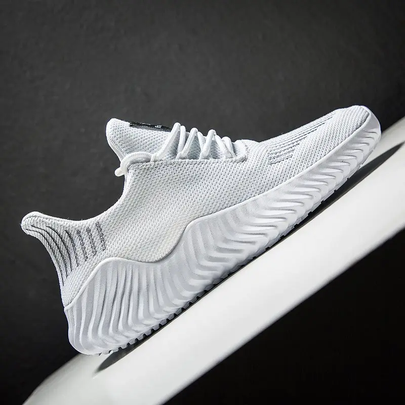 Размера плюс Мужская Спортивная обувь для улицы мужские белые кроссовки мужская