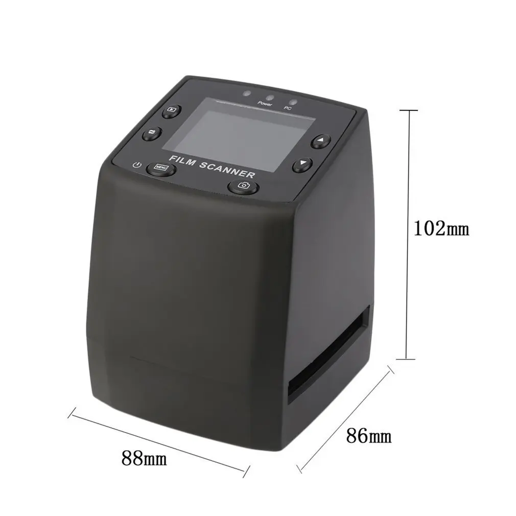 

Protable Negative Film Scanner 35mm Slide Viewer Scanner USB Digital Color Photo Scanner Slide Film Converter 2.4" LCD EU PLUG