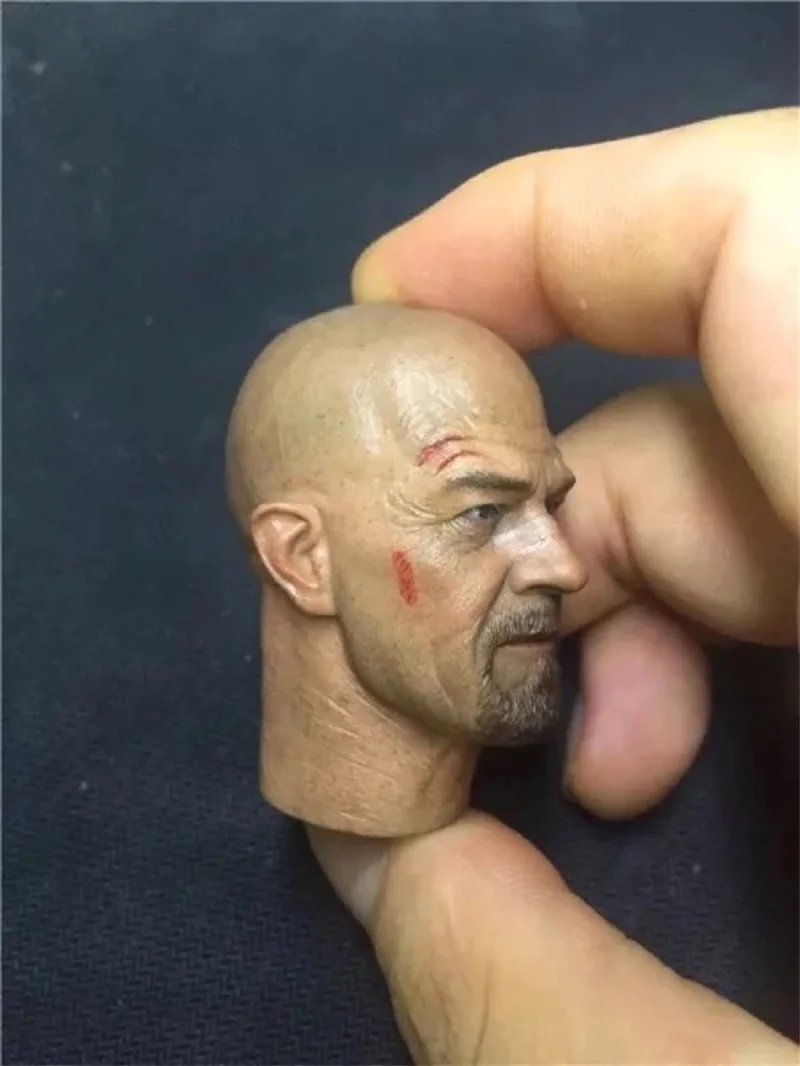 

In Stock For Sale 1/6th Male Breaking Bad Master Conflict Version Head Sculpture For Usual 12inch Doll Action Figures
