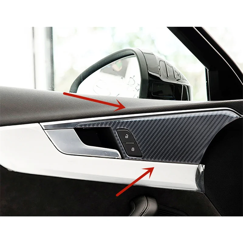 Внутренняя крышка автомобильной двери из углеродного волокна отделочные полосы