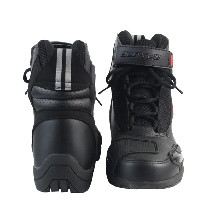 SCOYCO MT015 мотоциклетные ботинки противоскользящие дышащие безопасные