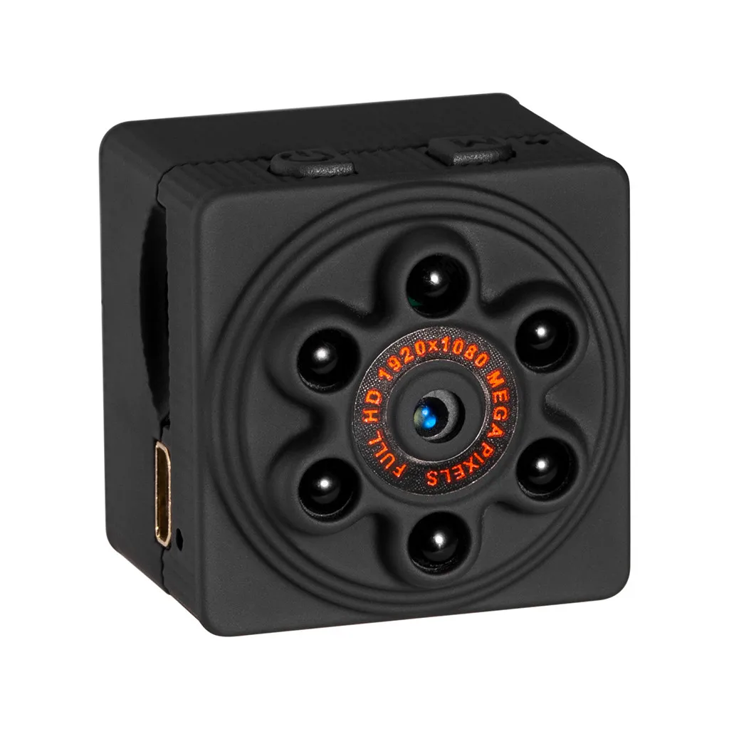 Портативная мини камера с 8 контактами USB HD 1080P микро видеокамера ночного видения