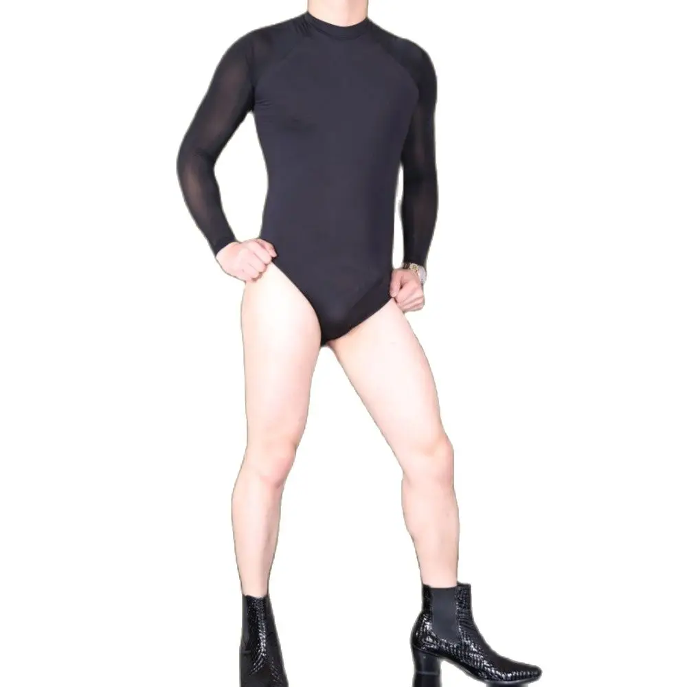 Прозрачные сексуальные боди из модала и шелка со льдом черные футболка с длинным