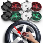 Колпачки на ступицы колеса 4 шт. 60 мм + персонализированные наклейки с логотипом логотипа Umbrella Corporation, автомобильные аксессуары