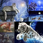 5D алмазная живопись сделай сам, мультяшное животное, ручная работа, Круглые Искусственные узоры, украшение для дома и гостиной, подарок