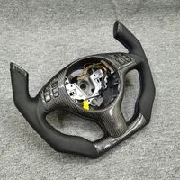 100 real carbon fiber car steering wheel for bmw e46 pilot shape