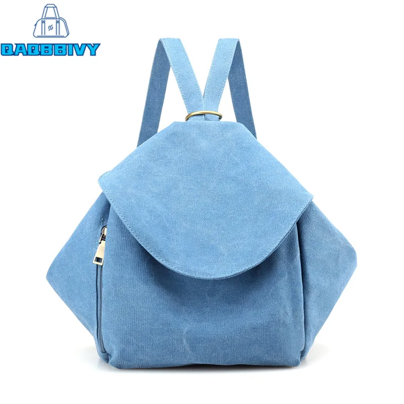 

New 2021 Fashion Women Canvas Backpack Female Large Capacity Back Pack Backpacks Ladies Travel Shoulder Crossbody Messenger Bags