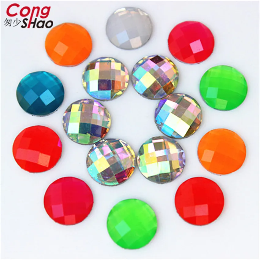 4mm 10mm Crystals AB Round Resin Rhinestone Applique Flatback Nail Crystal Stone Non Hotfix Strass Diamond for Crafts 8Y213 | Дом и сад