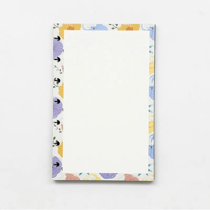 Блокнот с отверстием в форме гриба B6 блокнот россыпью листьев внутренний