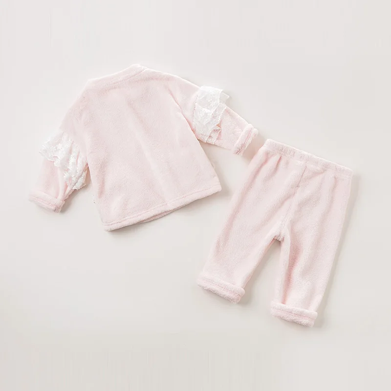 DB12786 dave bella пижамный комплект для детей осенняя домашняя одежда маленьких девочек