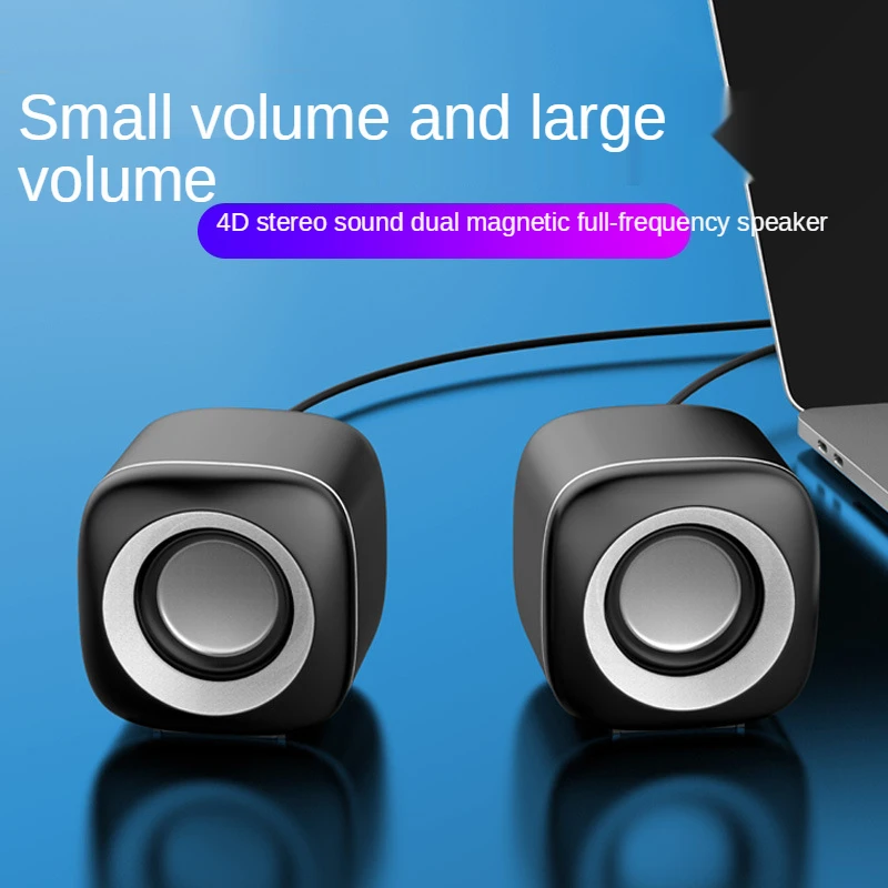 

Speaker desktop small audio subwoofer mini portable small home desktop office