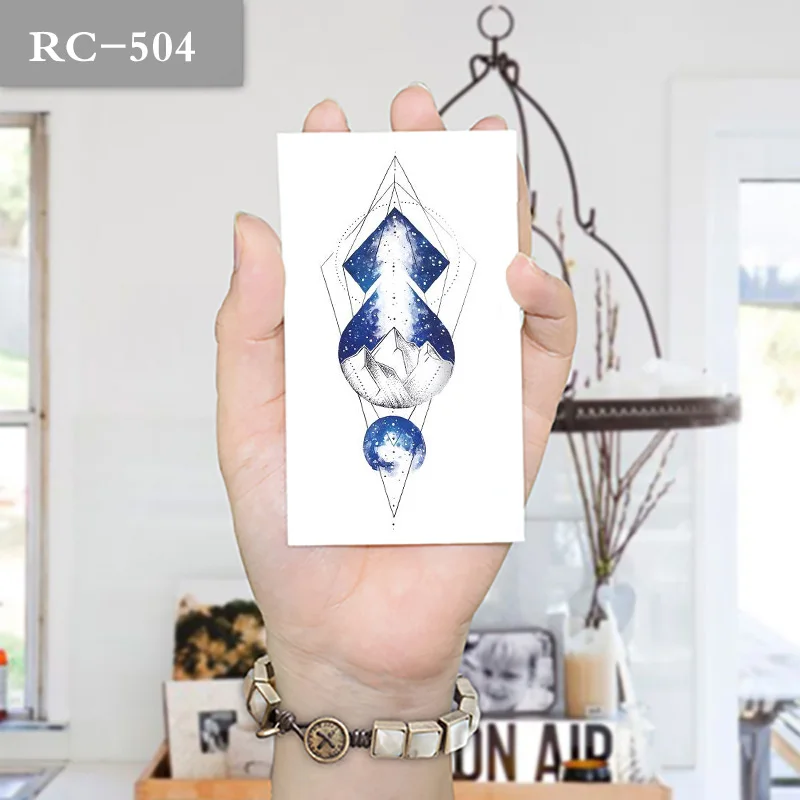 Новая звездная серия боди-арт красота макияж водостойкая временная татуировка